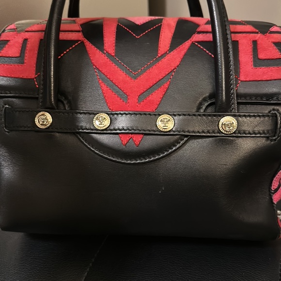 Versace Pink, Red and Black Handbag - Picture 3 of 8
